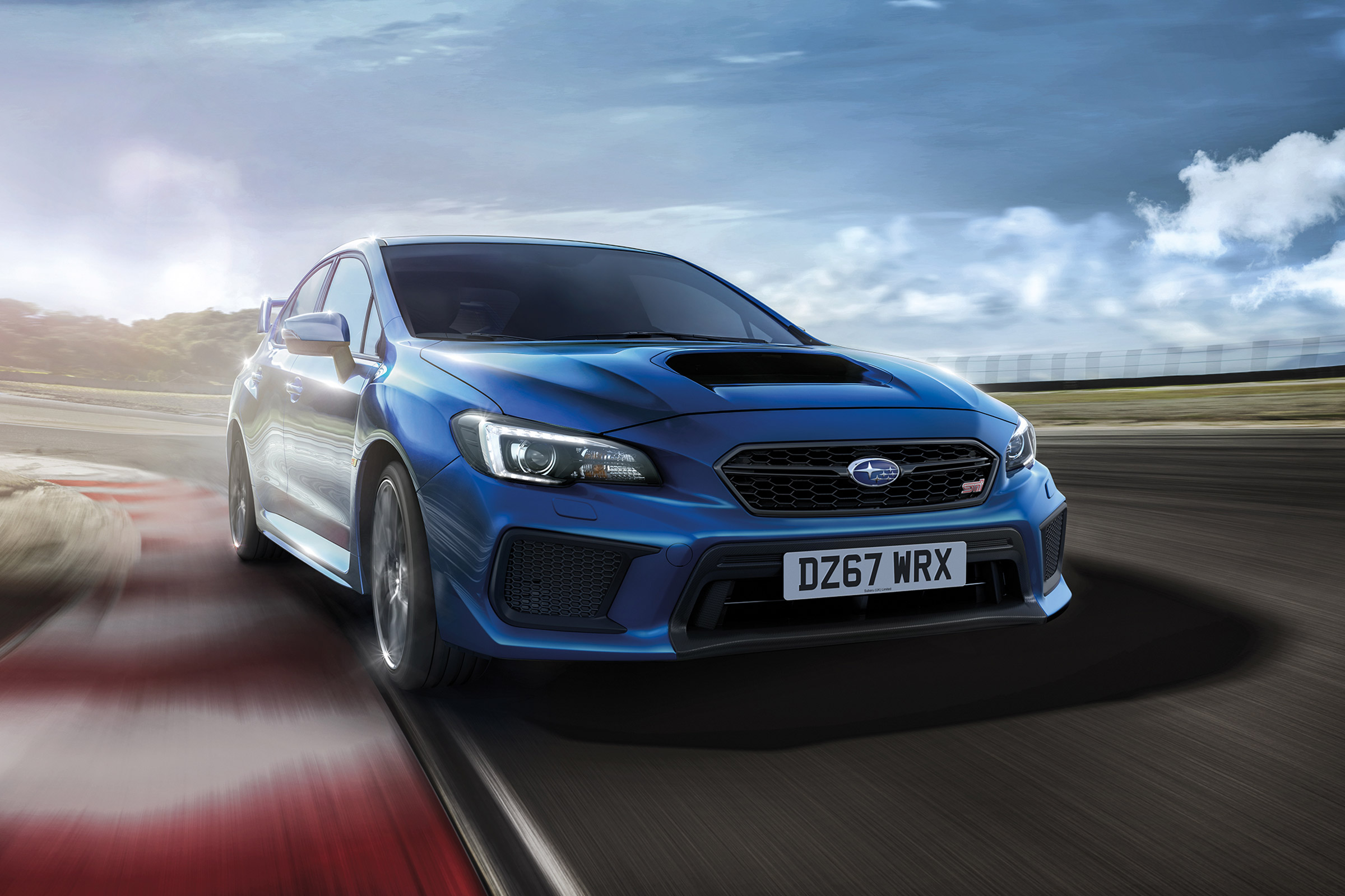 Subaru celebrates final WRX STI front