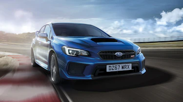 Subaru celebrates final WRX STI front