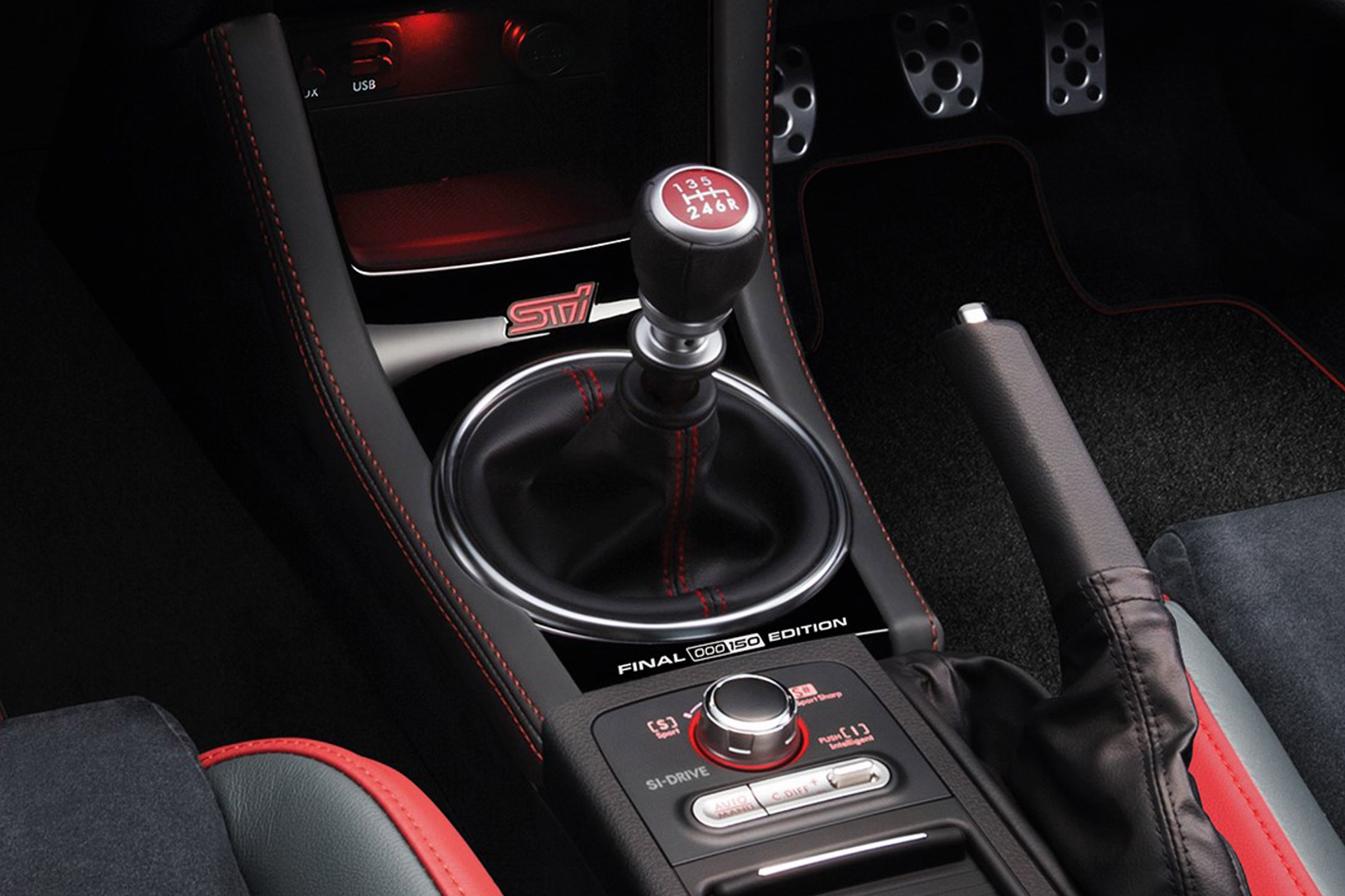 Subaru celebrates final WRX STI console