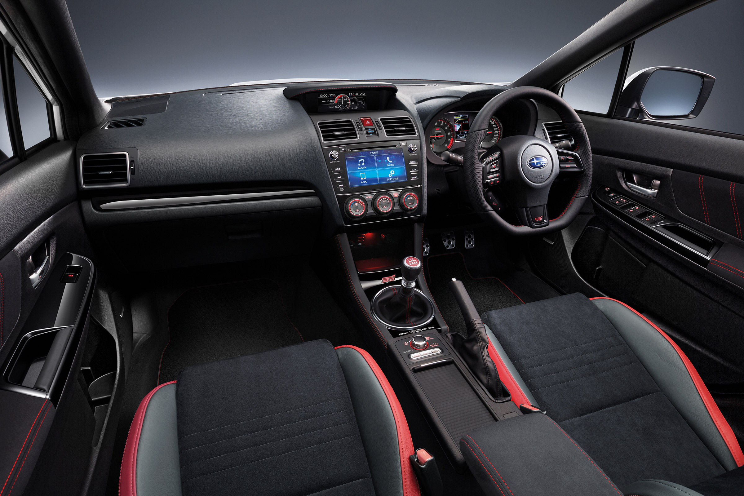 Subaru celebrates final WRX STI interior