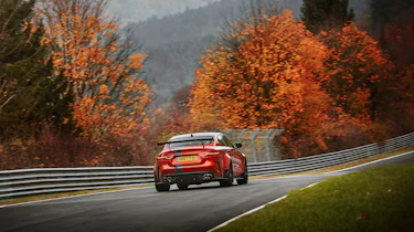 Jaguar XE SV Project 8 at the Nurburgring – rear
