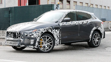 Maserati Levante spied - front