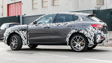 Maserati Levante spied - side