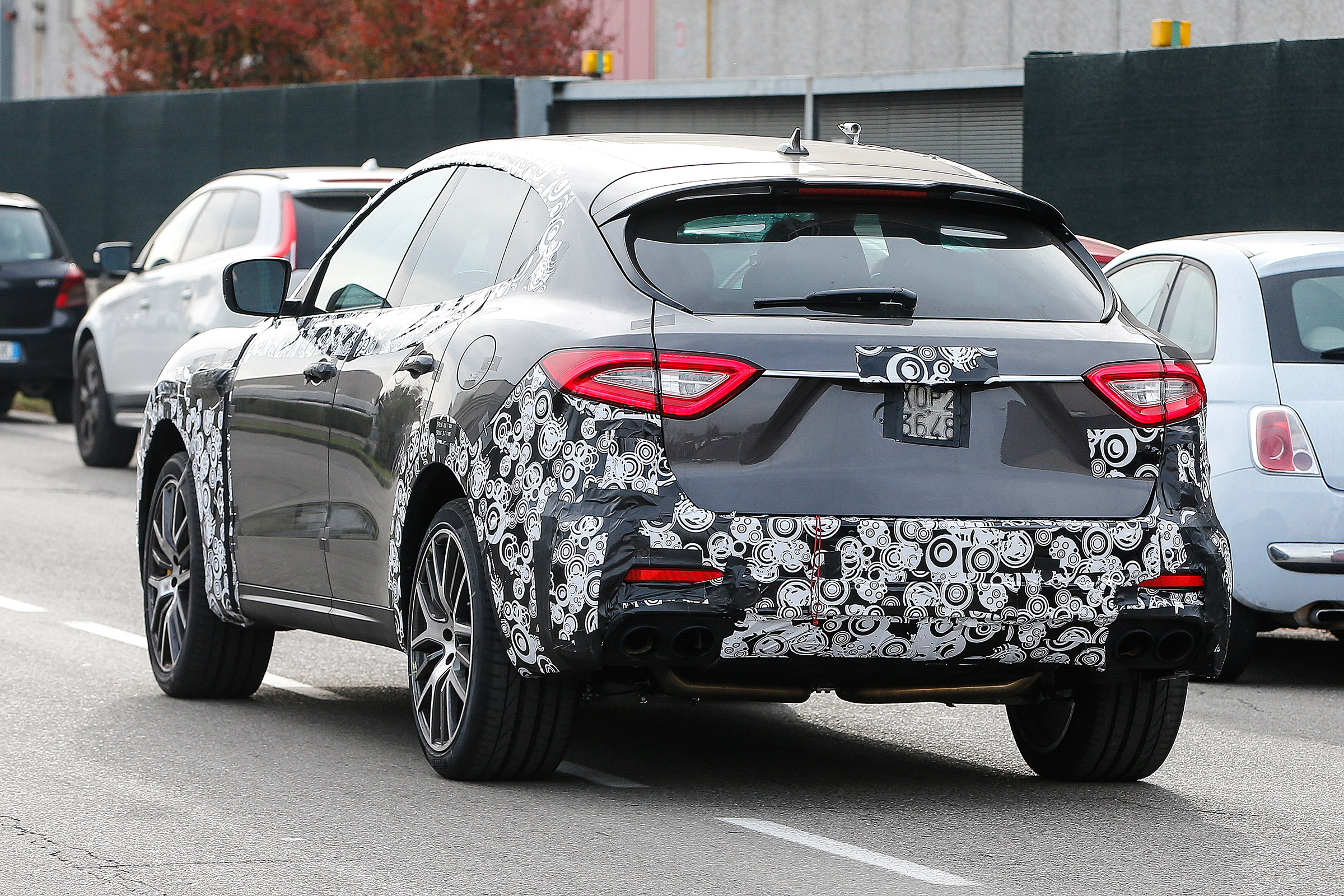 Maserati Levante spied - rear