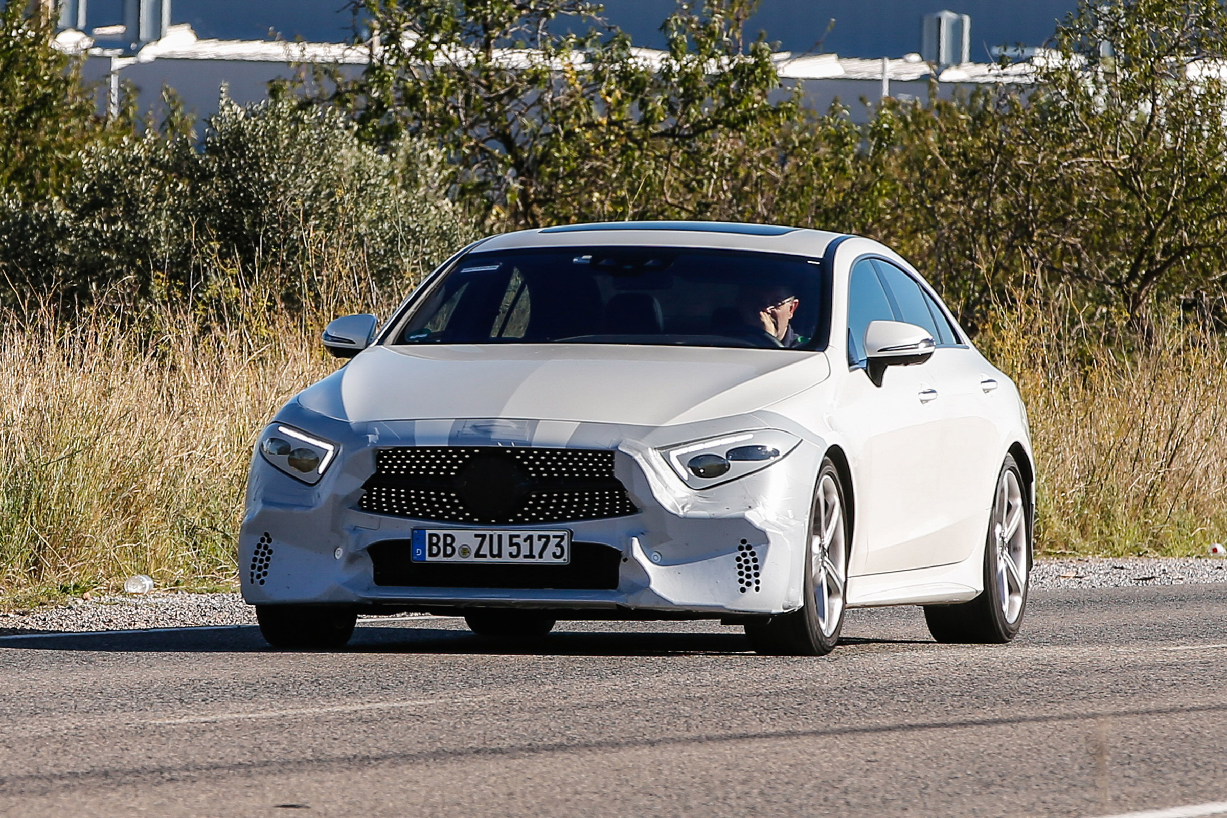 Mercedes-Benz CLS spy - front
