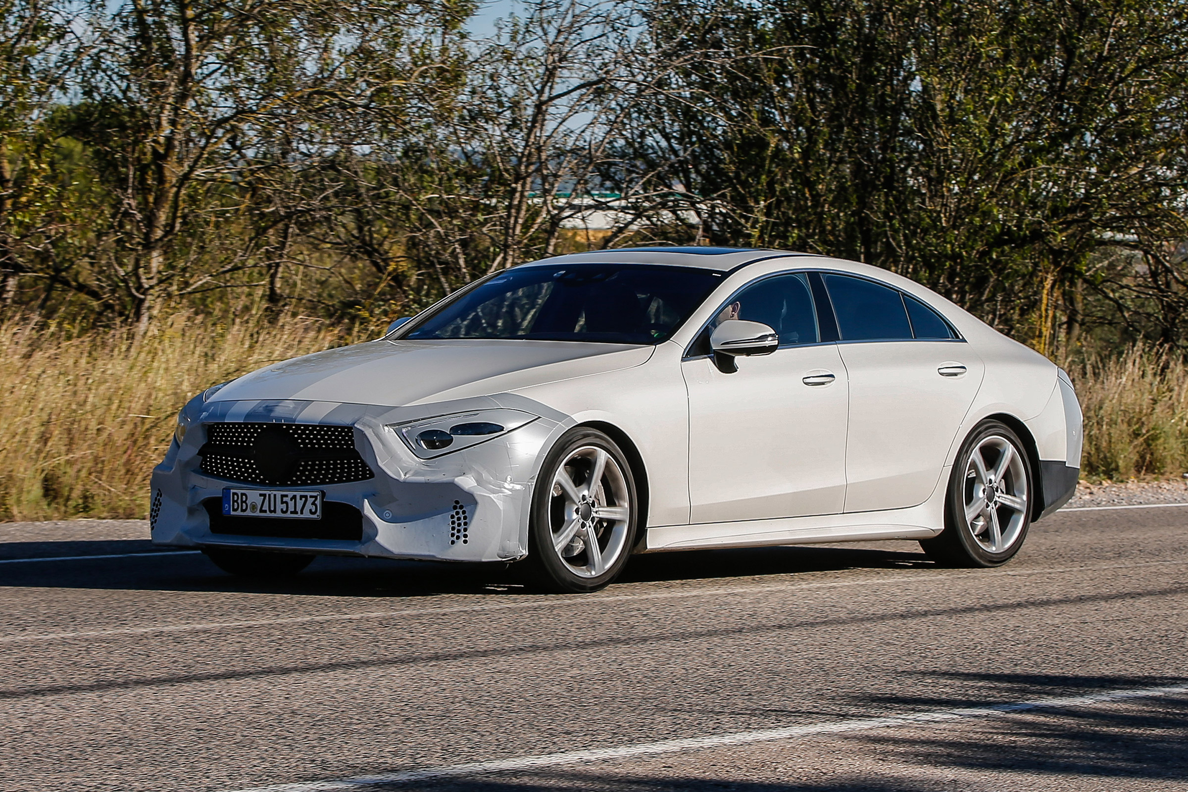 Mercedes-Benz CLS spy - side
