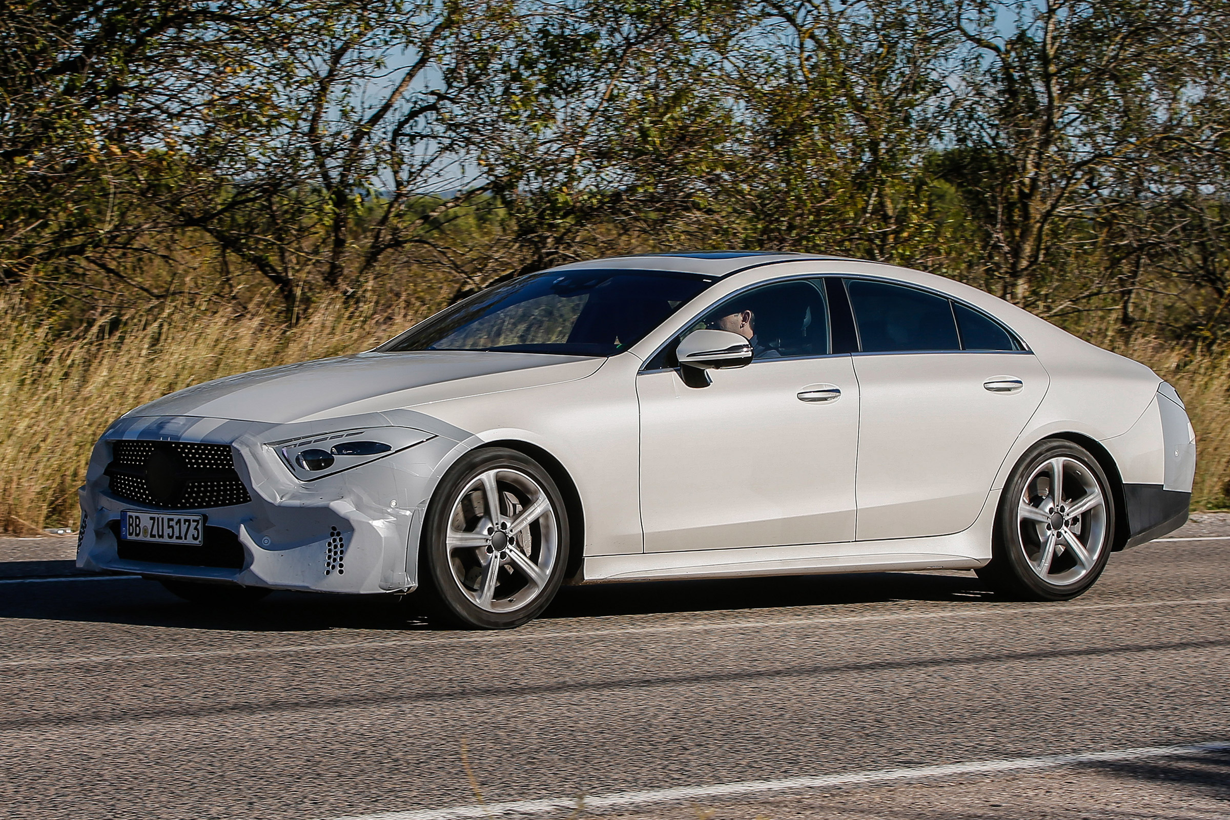 Mercedes-Benz CLS spy - side