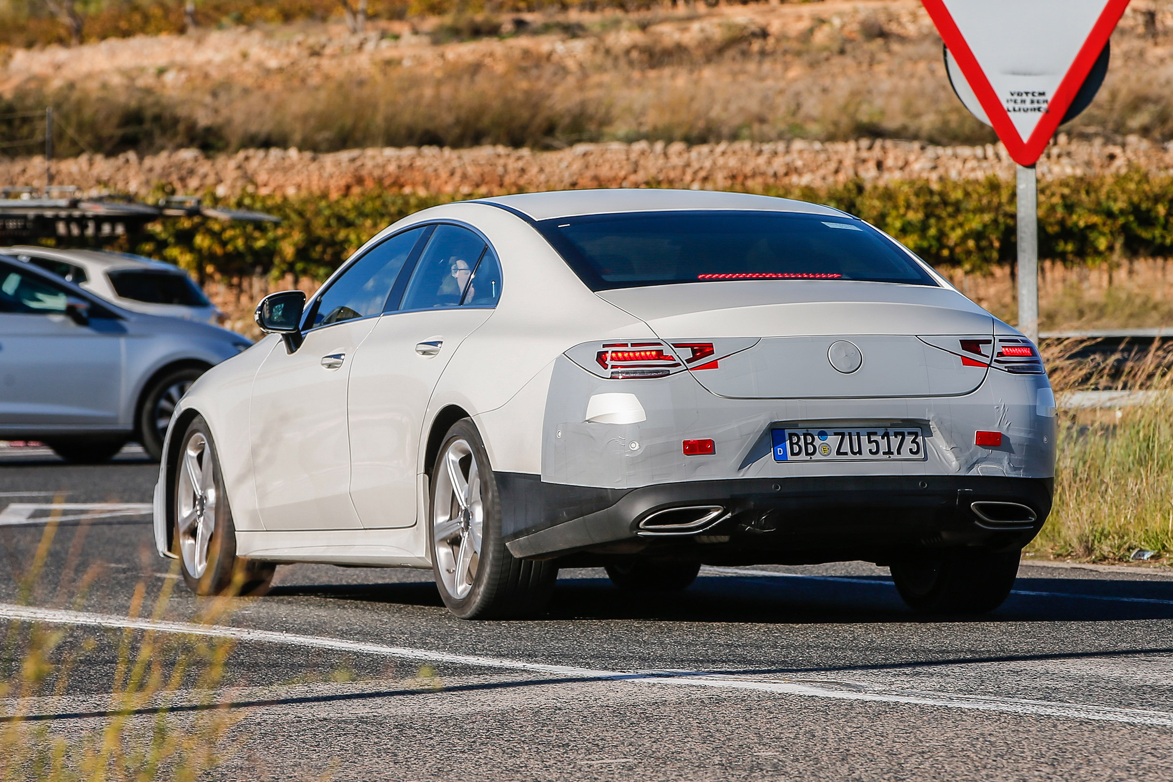 Mercedes-Benz CLS spy - rear
