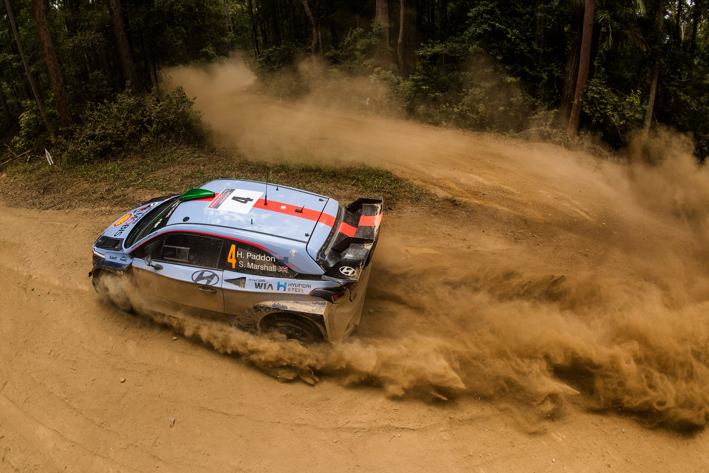 WRC Rally Australia - i20 roof
