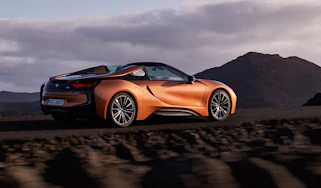 BMW i8 Roadster - rear quarter