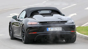 Porsche 718 Boxster Spyder Spies – rear