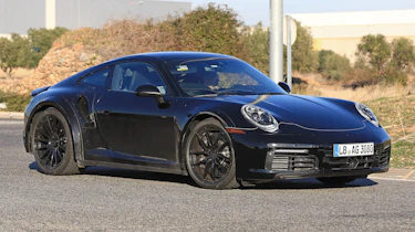 Porsche 911 Turbo spy 2017 - front quarter