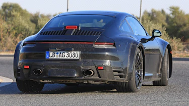 Porsche 911 Turbo spy 2017 - rear