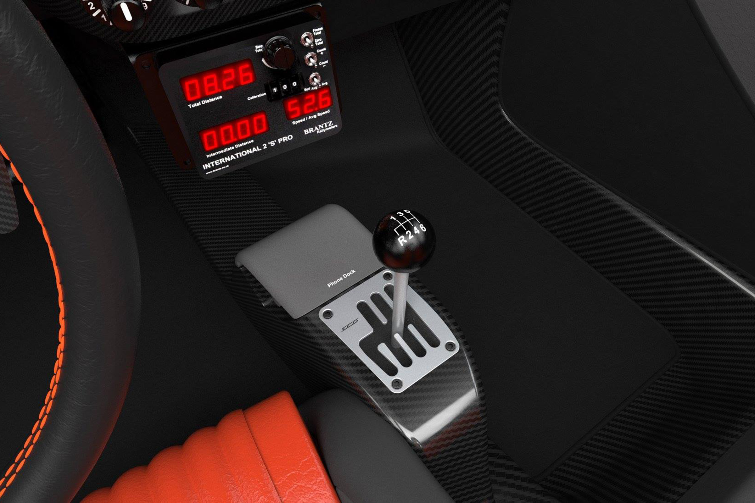 Scuderia Cameron Glickenhaus 004S – gear lever