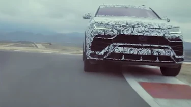 Lamborghini Urus spy - front