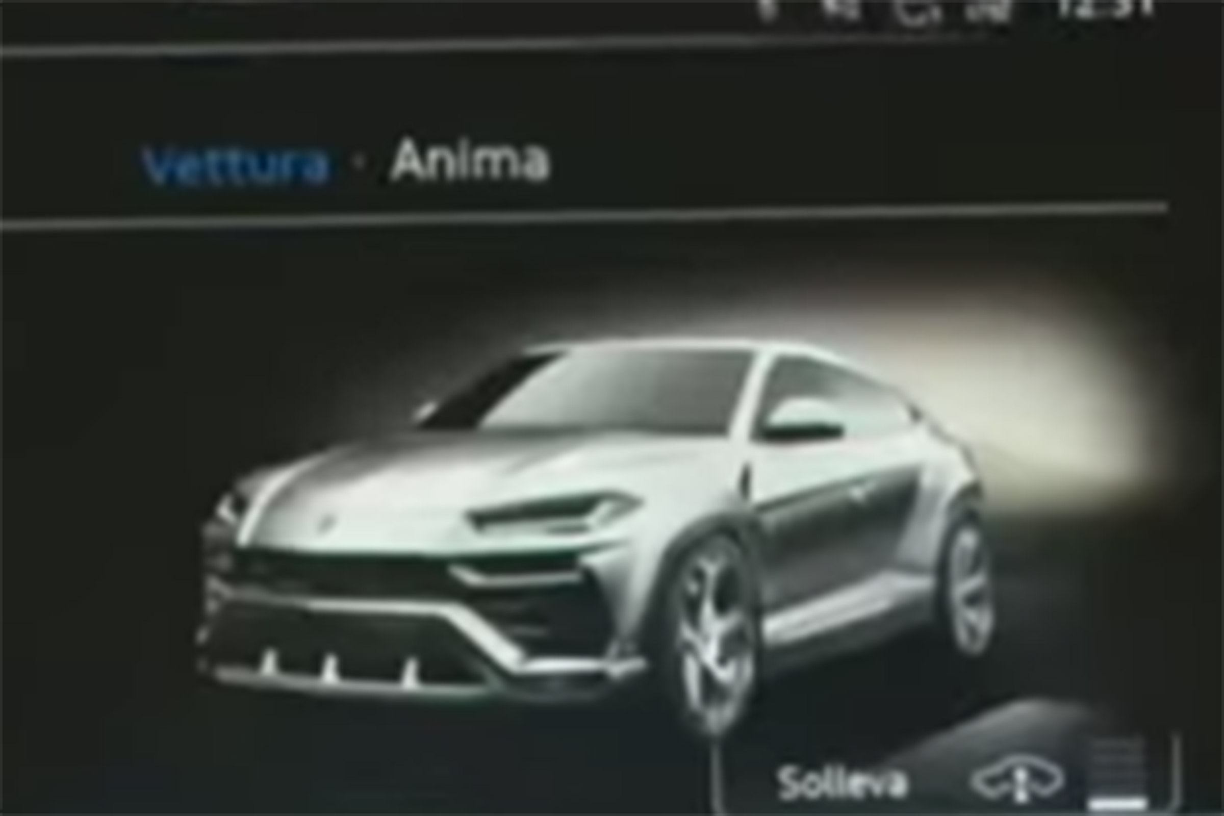 Lamborghini Urus spy - front