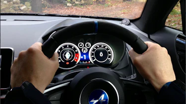 Alpine A110 – interior right-hand drive