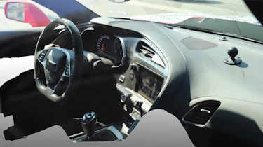 Chevrolet Corvette ZR1 spied - dash