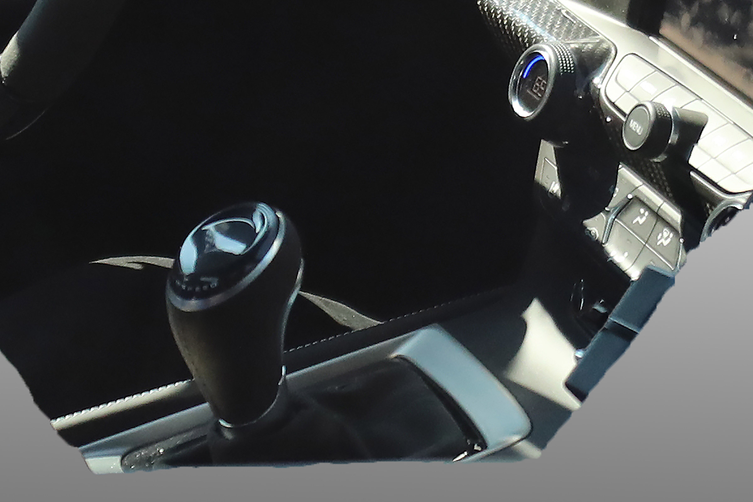 Chevrolet Corvette ZR1 spied - gearstick