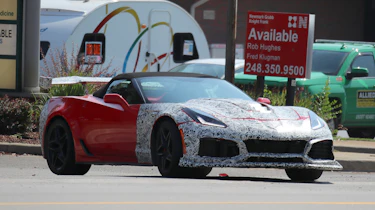 Chevrolet Corvette ZR1 spied - front quarter