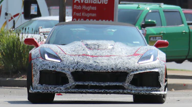 Chevrolet Corvette ZR1 spied - front
