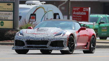 Chevrolet Corvette ZR1 spied - front quarter