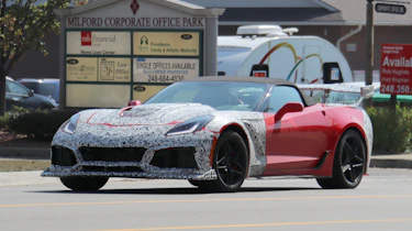 Chevrolet Corvette ZR1 spied - front quarter