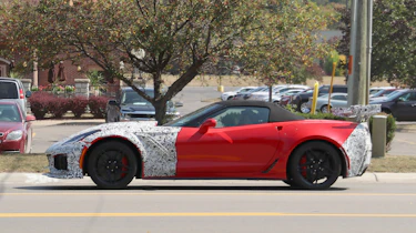 Chevrolet Corvette ZR1 spied - profile