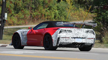 Chevrolet Corvette ZR1 spied - rear