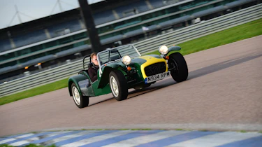 Caterham on track