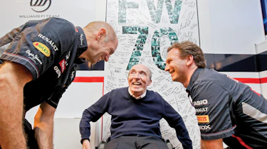Frank Williams, Adrian Newey. Christian Horner