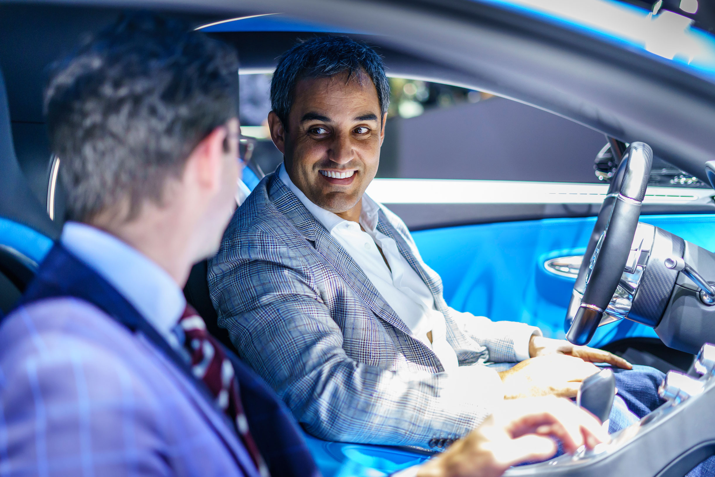 Juan Pablo Montoya (left)