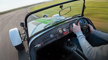 Caterham on track