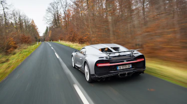 eCoty Bugatti Chiron - rear tracking