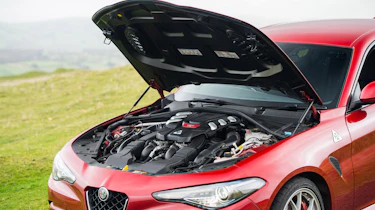 eCoty Alfa Romeo Giulia QV - engine bay
