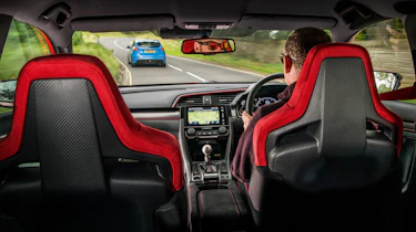Honda Civic Type R - over-shoulder shot