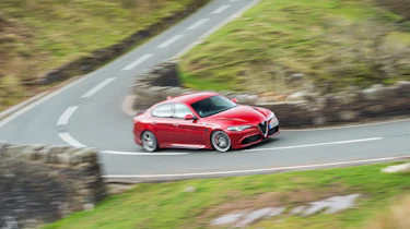 eCoty Alfa Romeo Giulia QV - front driving