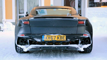 Aston Vanquish winter spy - rear