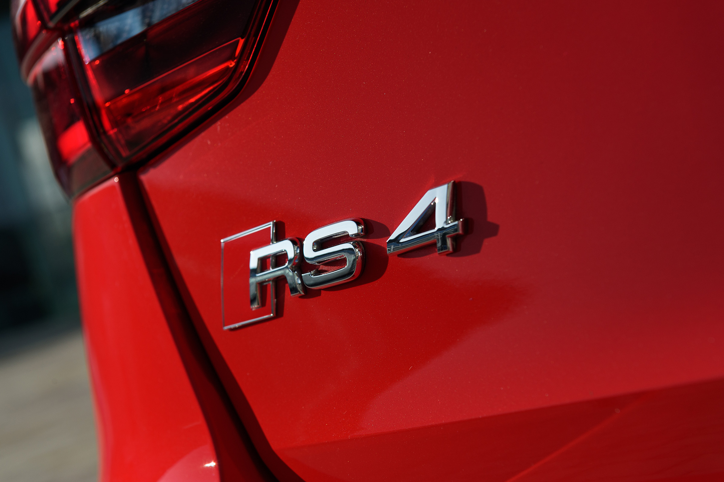 Audi RS4 – rear badge 