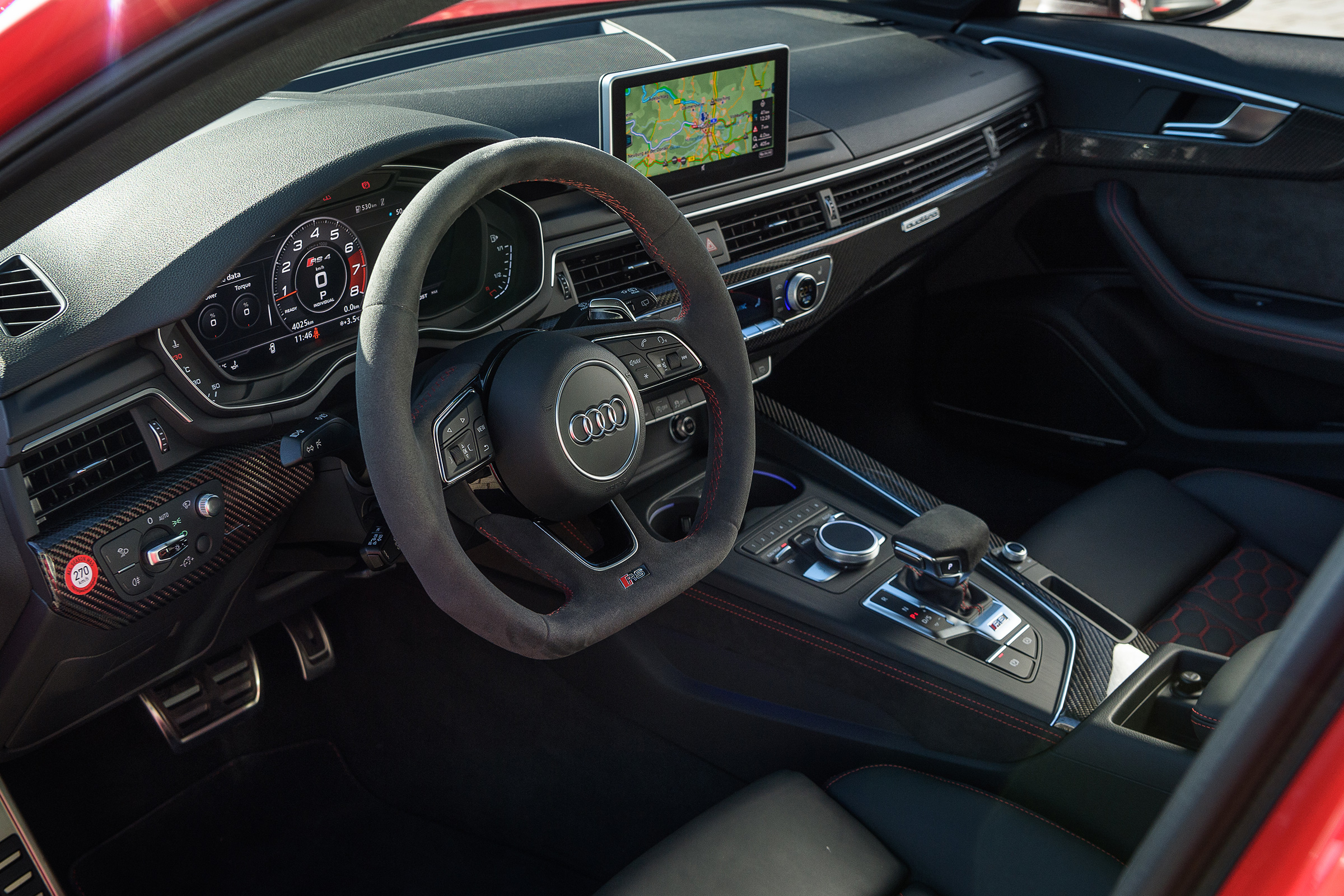 Audi RS4 – interior 