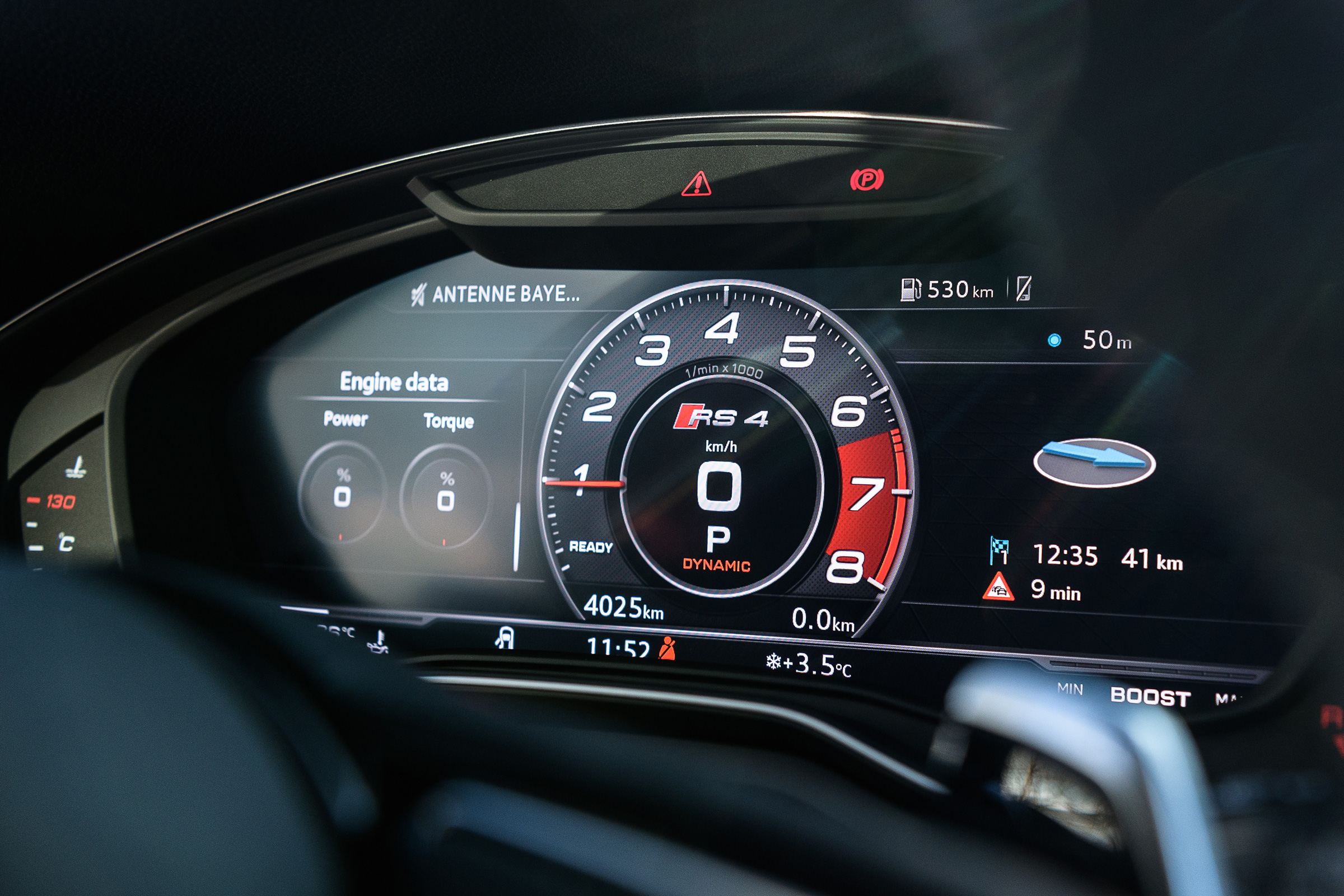 Audi RS4 – Virtual Cockpit 