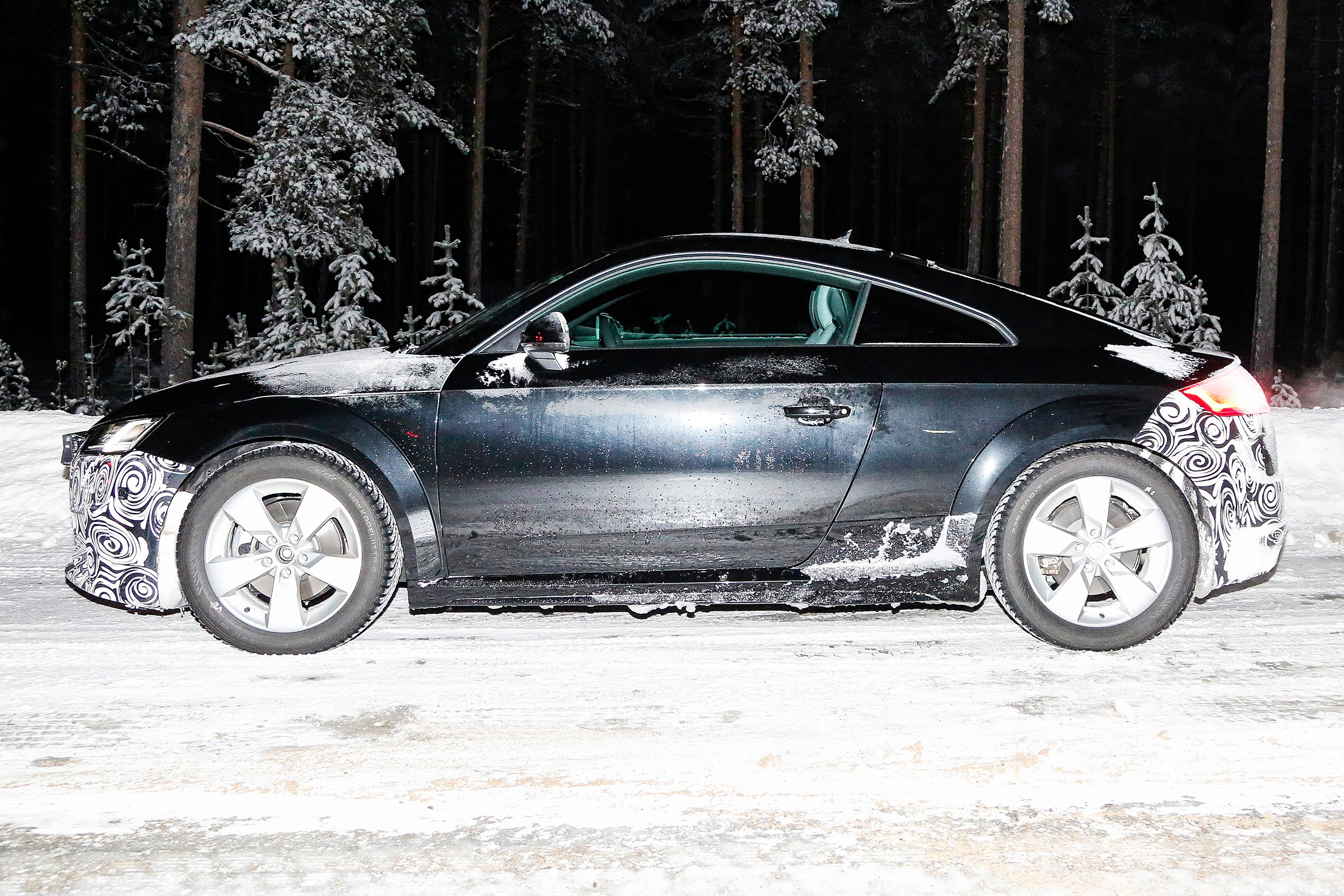 Audi TT spy - coupe side