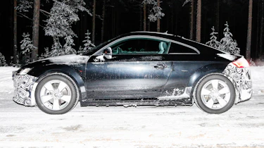 Audi TT spy - coupe side