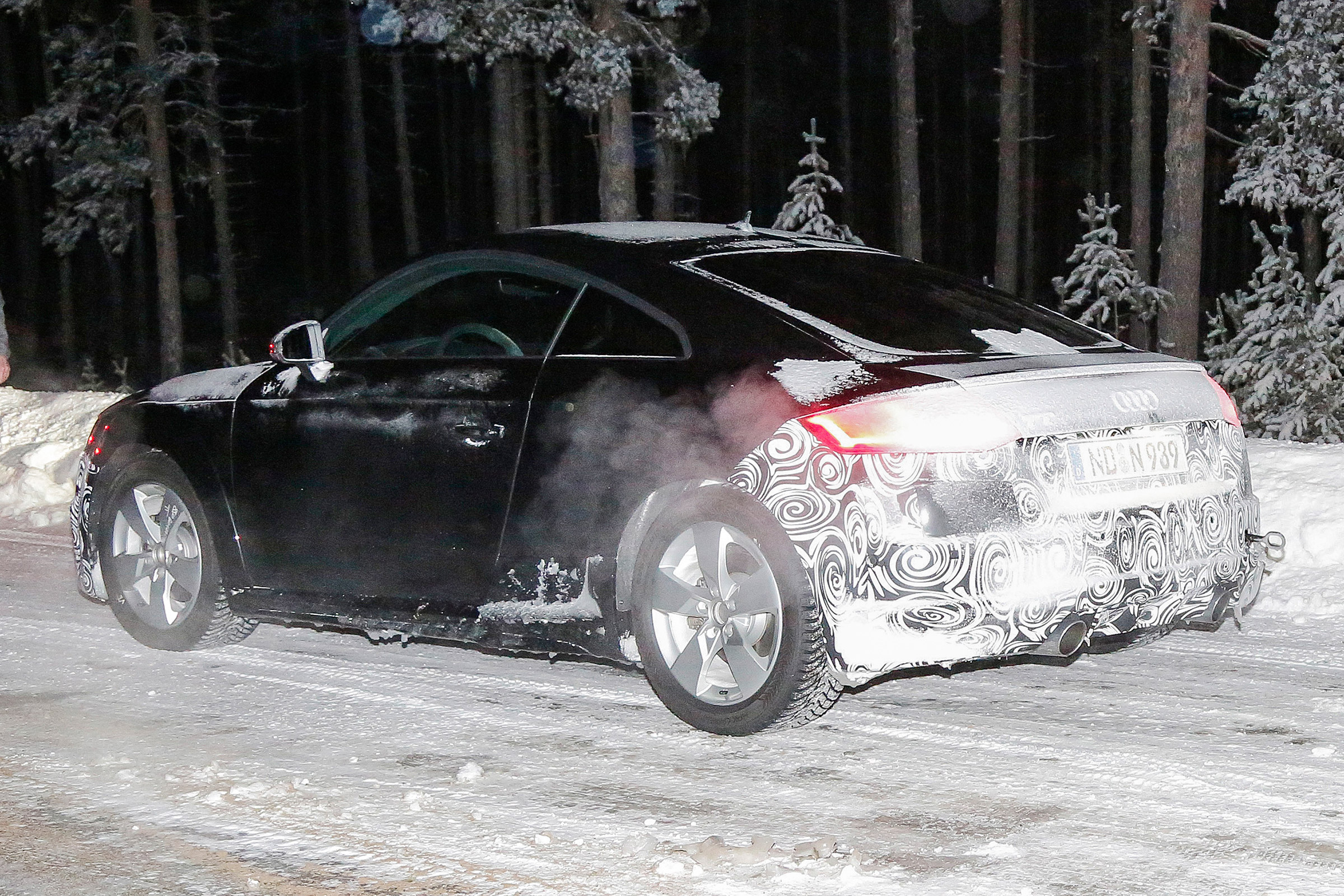 Audi TT spy - rear quarter 