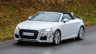 Audi TT spy - roadster front quarter