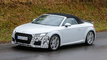 Audi TT spy - roadster front