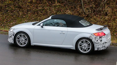 Audi TT spy - roadster rear quarter