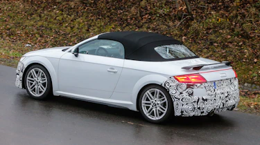 Audi TT spy - roadster rear