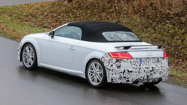 Audi TT spy - roadster rear