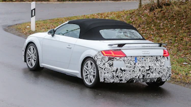 Audi TT spy - roadster rear quatter